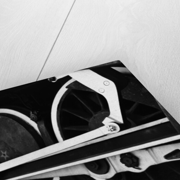Locomotive Wheels by Brett Weston