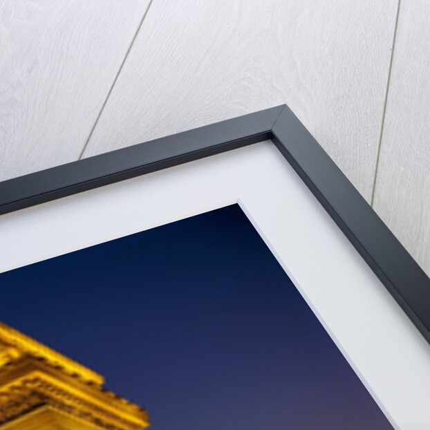 Arc de Triomphe de l'Etoile Illuminated at Night by Anonymous