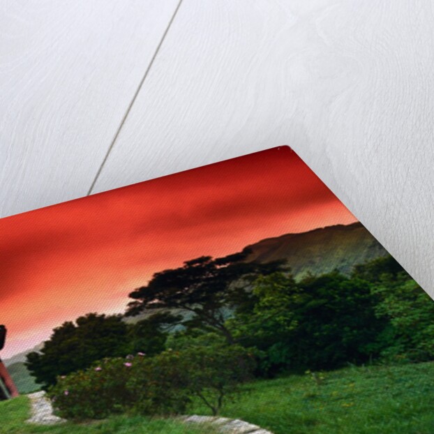 Covered Structure on Temple Grounds by Anonymous