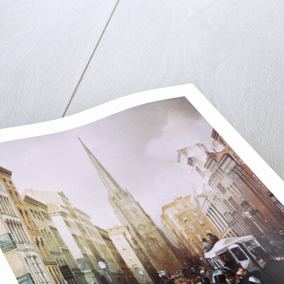 Wall Street, Half Past Two O'Clock, October 13, 1857 by James H. Cafferty and Charles G. Rosenberg by Anonymous