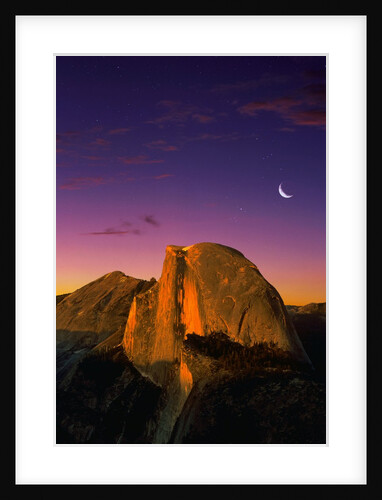 Half Dome at Twilight by Anonymous