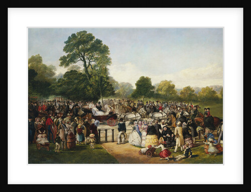 Hyde Park, London, England, Entrance of Queen Victoria by Thomas Musgrave Joy