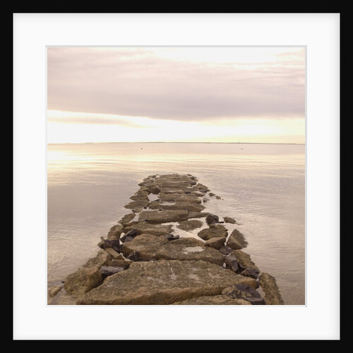 Stones in the Ocean in Connecticut by Anonymous