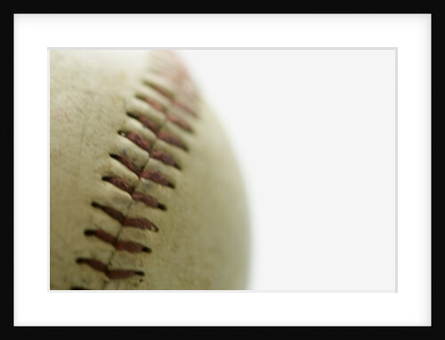 stitching on baseball by Anonymous