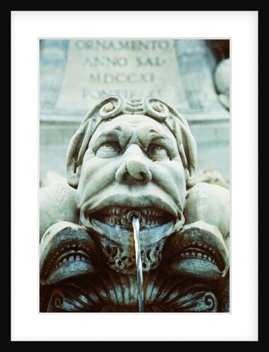 Italy/Rome: figure of fountain in the Piazza della Rotonda by Anonymous
