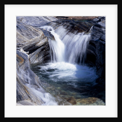 Little waterfall, Tessin, Switzerland by Anonymous