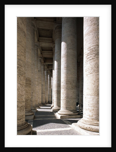 Colonnade at St. Peter's Square, Vatican City State, Rome, Italy by Anonymous