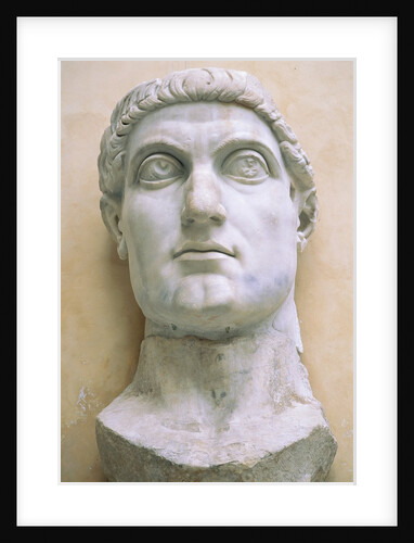 Late Antique Roman Colossal Head of Constantine by Anonymous