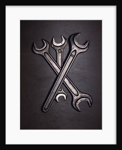 three open-ended slugging wrenches by Anonymous