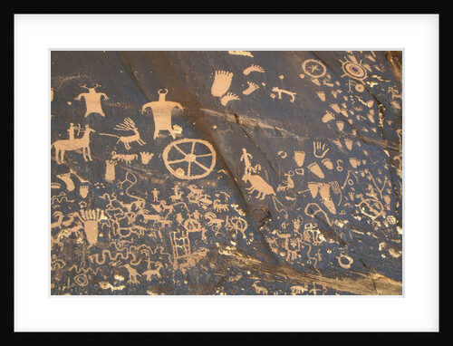 Petroglyphs at Newspaper Rock by Anonymous