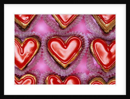 Heart-shaped sweets by Anonymous