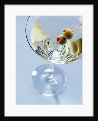 Martini with Olives by Anonymous