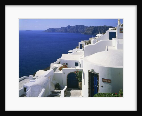 Apartment block in Oia, Santorin, Greece by Anonymous