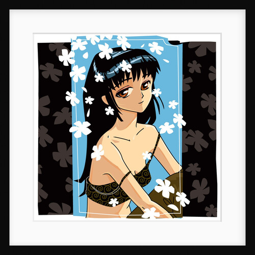 Blossom Anime Girl by Anonymous