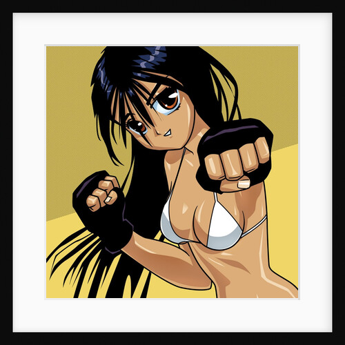 Anime Girl Fighter by Anonymous