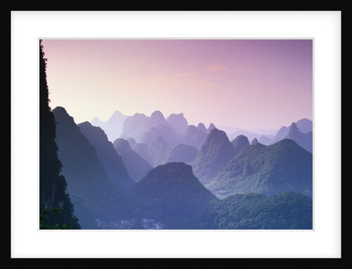 Mountains in Guangxi Province, China by Anonymous