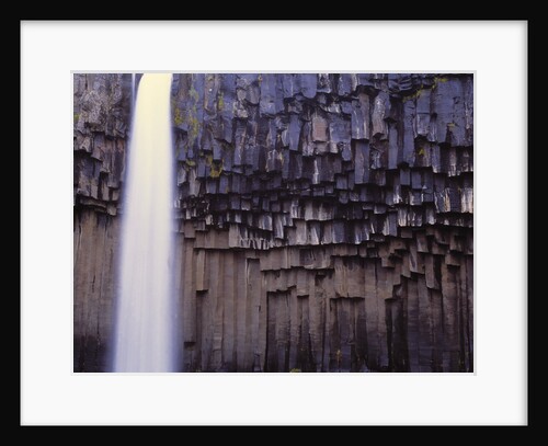 Iceland, Skaftafjell National Park, Svartifoss Waterfall by Anonymous