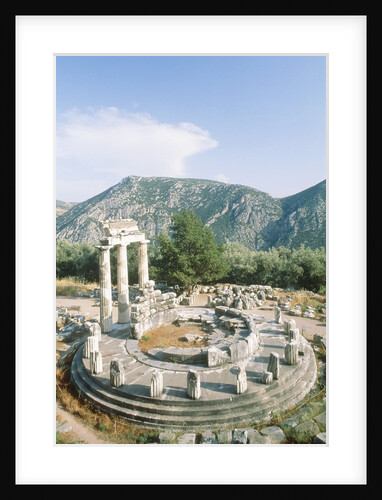 Tholos of the Athena Pronaia in Delphi, Greece by Anonymous