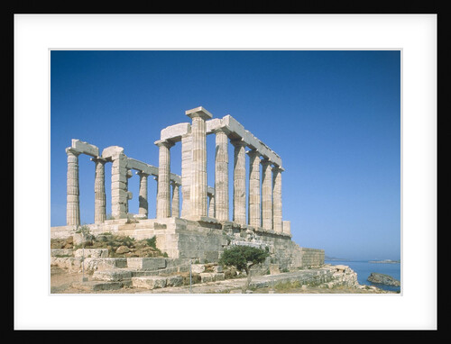 Poseidon Temple in the Sounion National Park, Greece, Attica by Anonymous