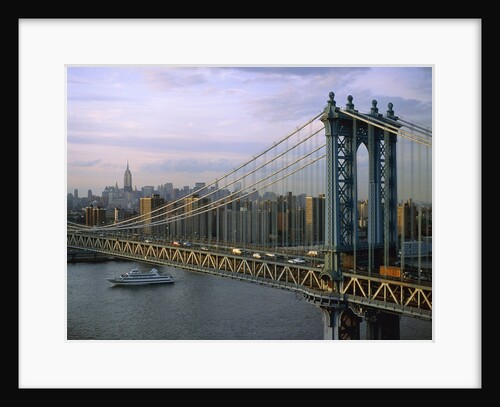 Brooklyn Bridge and Manhattan by Anonymous