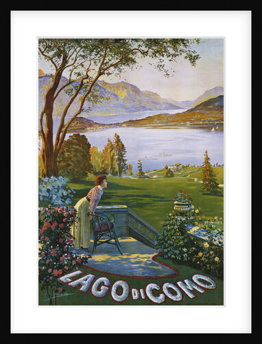 Lago di Como Poster by Elio Ximenes