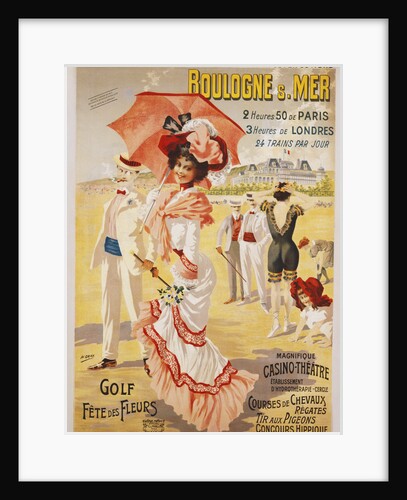 Boulogne S. Mer Poster by Henri Gray
