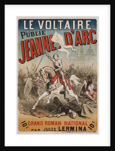 Jeanne d'Arc Poster by E. Mas