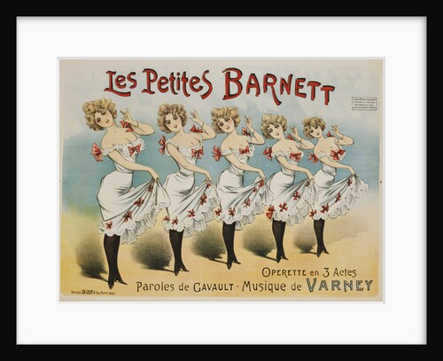 Les Petites Barnett Poster by Anonymous