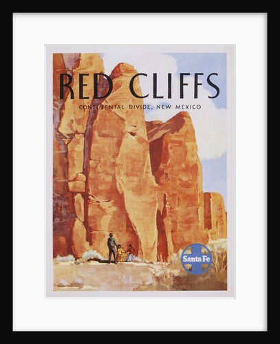 Red Cliffs Poster by Elms by Anonymous