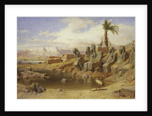 Temple of Karnak at Luxor, Egypt by Carl Friedrich Werner