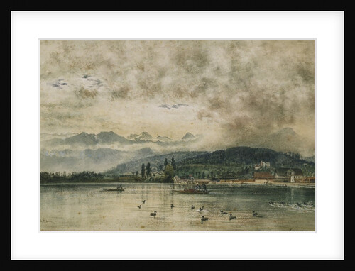 Lake Lucerne, Switzerland by Rudolf von Alt