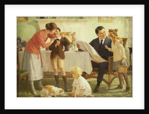 Leaving for School by Percy Tarrant