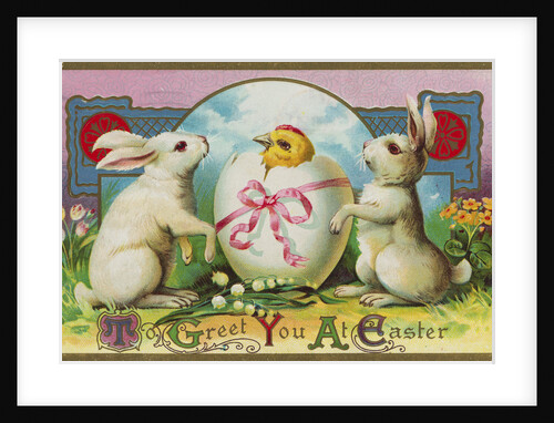 To Greet You at Easter Postcard by Anonymous