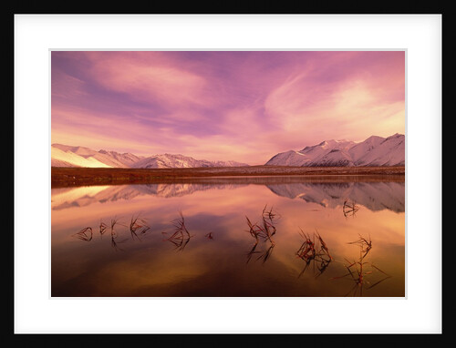 Brooks Range Reflecting in Pond, Alaska by Anonymous