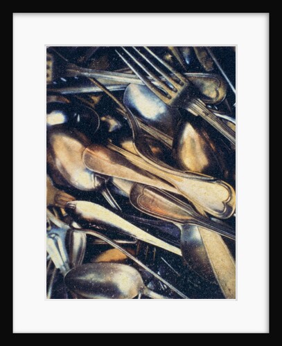 Silver cutlery by Anonymous