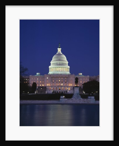 Illuminated Capitol at night, Washington D.C. by Anonymous