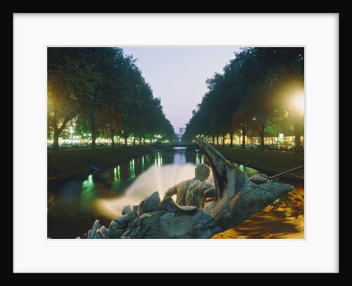 Ditch at the Koenigsallee in Dusseldorf by Anonymous