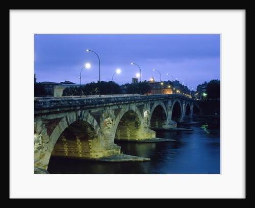 GEOGRAPHY & TRAVEL EUROPE FRANCE ALBI ARCHITECTURE BRIDGE BOW ARCH BRIDGE RIVER WATER Illumin by Anonymous