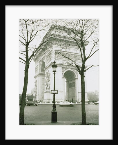 Arc de Triomphe and Place Charles de Gaulle in Paris by Anonymous