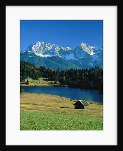 Lake 'Geroldsee' and the so called 'Karwendel' mountains by Anonymous