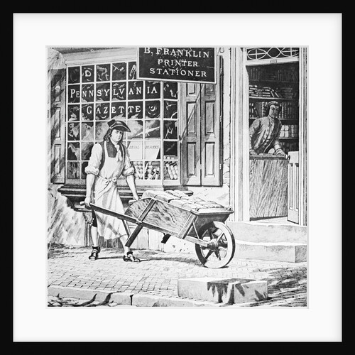 Benjamin Franklin's Printing Shop by Anonymous