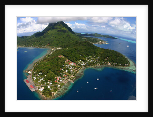 Village on Bora-Bora by Anonymous