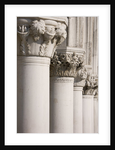 Column Sculptures of Doge's Palace by Anonymous