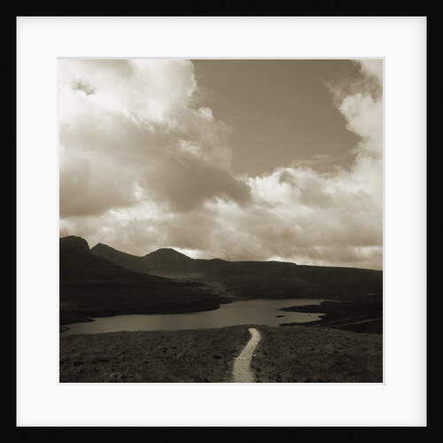 High angle view of a lake in a rural setting by Anonymous
