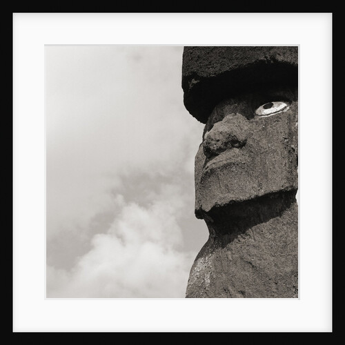 Low angle view of a Moai statue, Easter Island, Chile by Anonymous