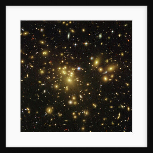 Gravitational Lens of a Galaxy Cluster by Anonymous