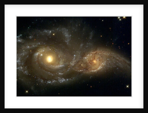 Galaxies Nearly Colliding by Anonymous