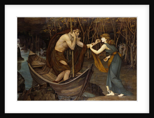 Charon and Psyche by John Roddam Spencer Stanhope