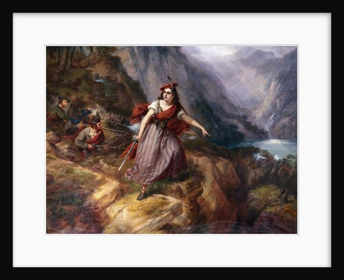 Helen MacGregor in the Conflict at the Pass of Loch Ard by Siegfried Detlev Bendixen