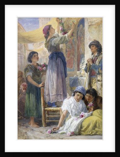 Preparing for the Festival by Francis William Topham
